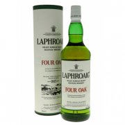 Laphroaig Four Oak 1ltr Single Malt Whisky + Giftbox